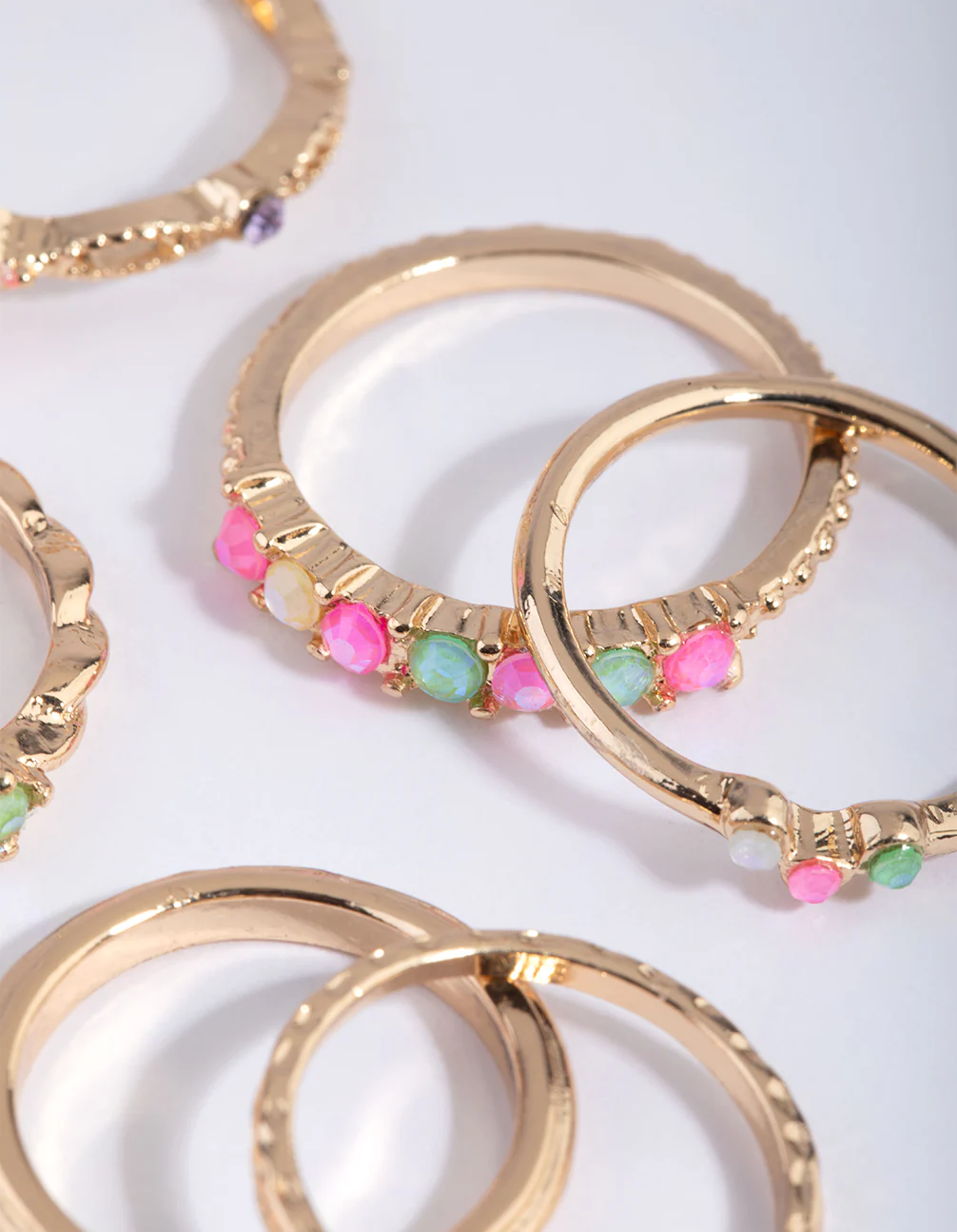 Gold Stone Ring 6-Pack - Image 2