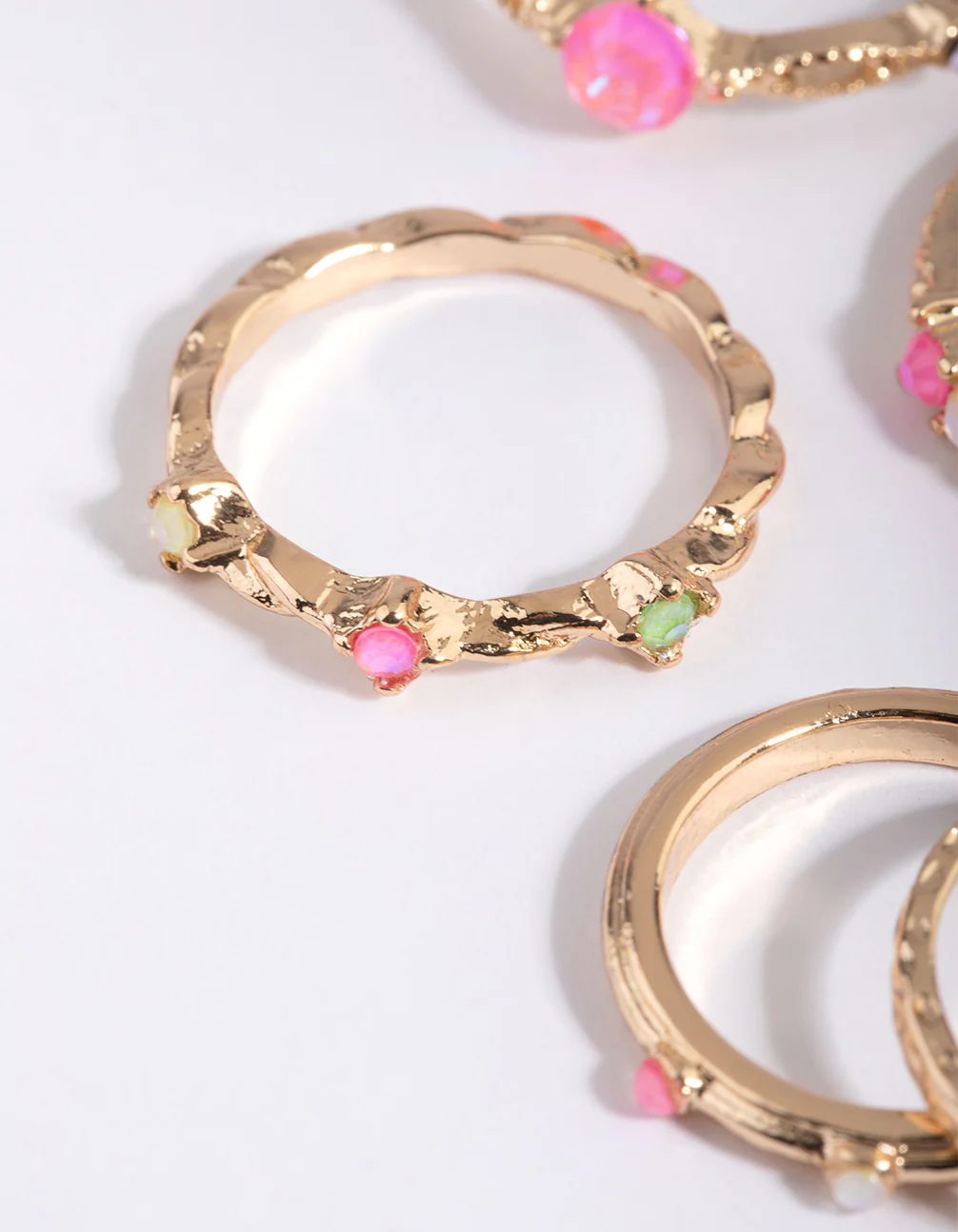Gold Stone Ring 6-Pack - Image 3