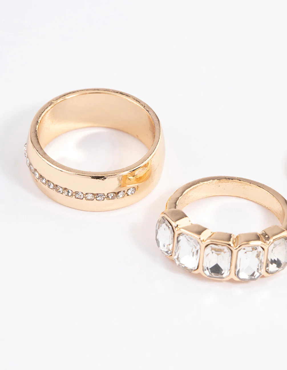 Gold Thick Radiant Ring 4-Pack - Image 2