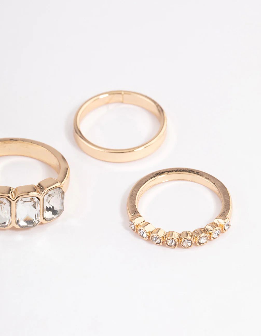 Gold Thick Radiant Ring 4-Pack - Image 3