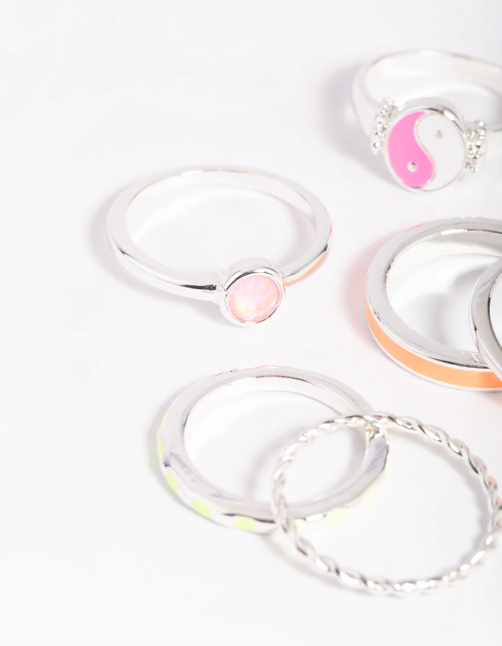Silver Yin Yang Ring 6-Pack - Image 3
