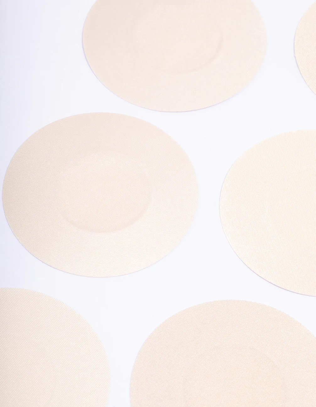 Neutral Fabric Round Nipple Covers Pack - Image 2