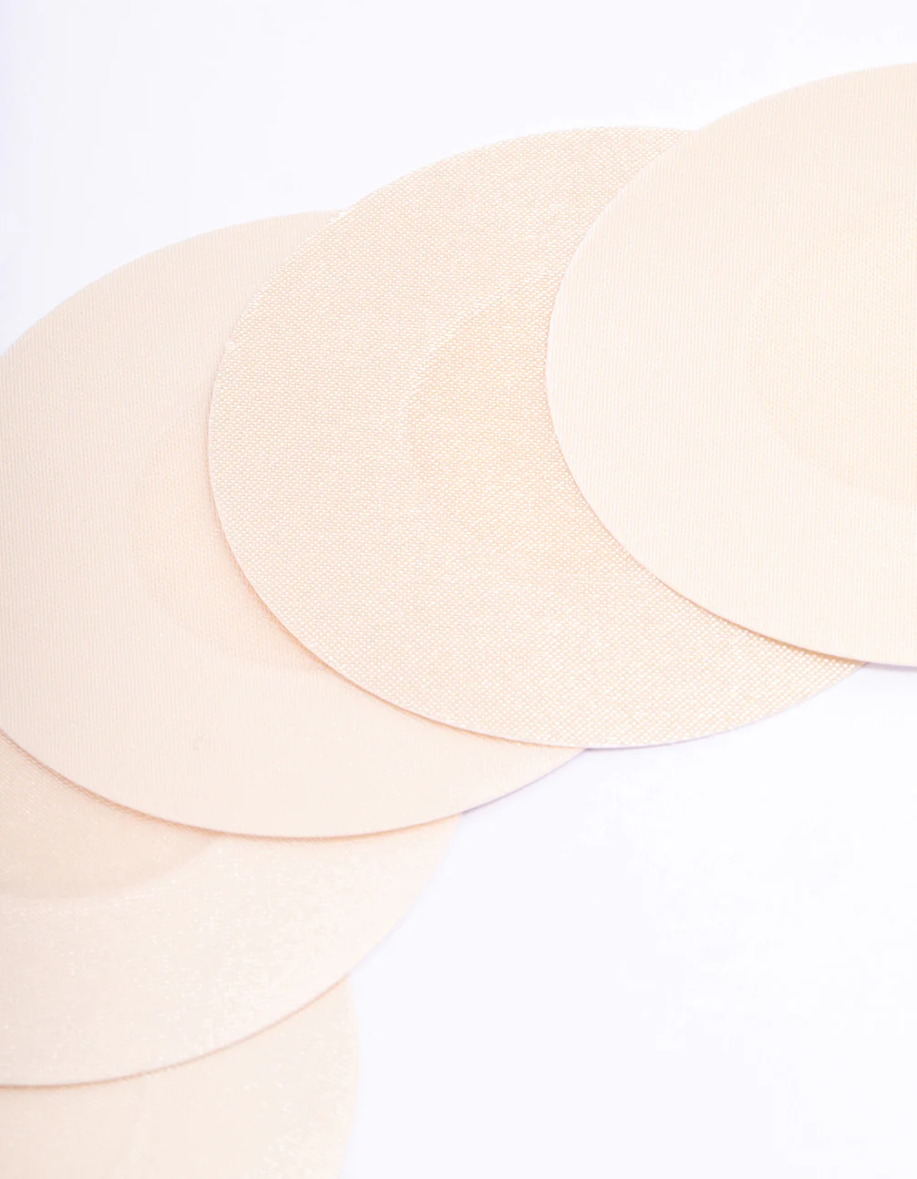 Neutral Fabric Round Nipple Covers Pack - Image 3