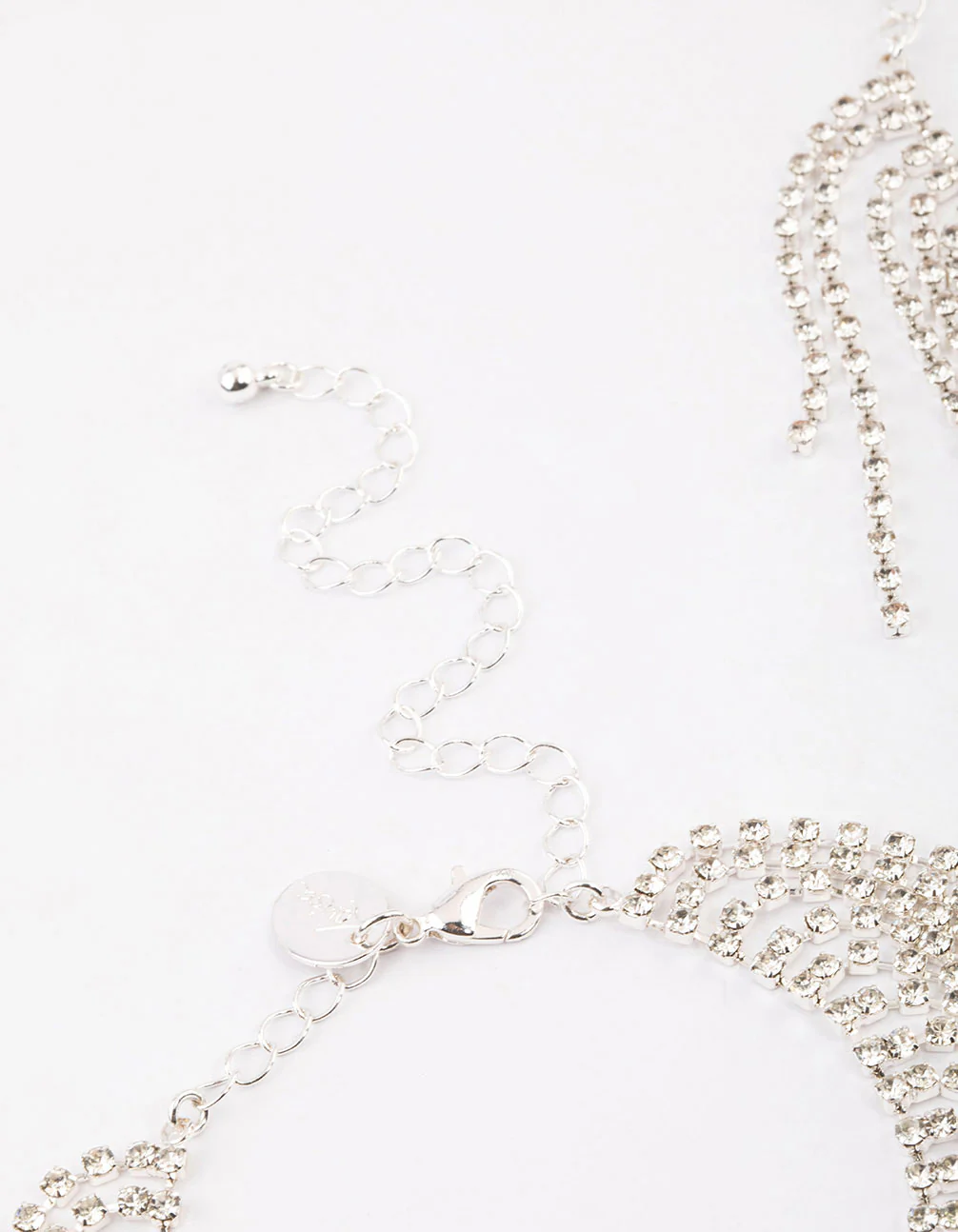 Silver Diamante Cupchain Long Anklet Pack - Image 5