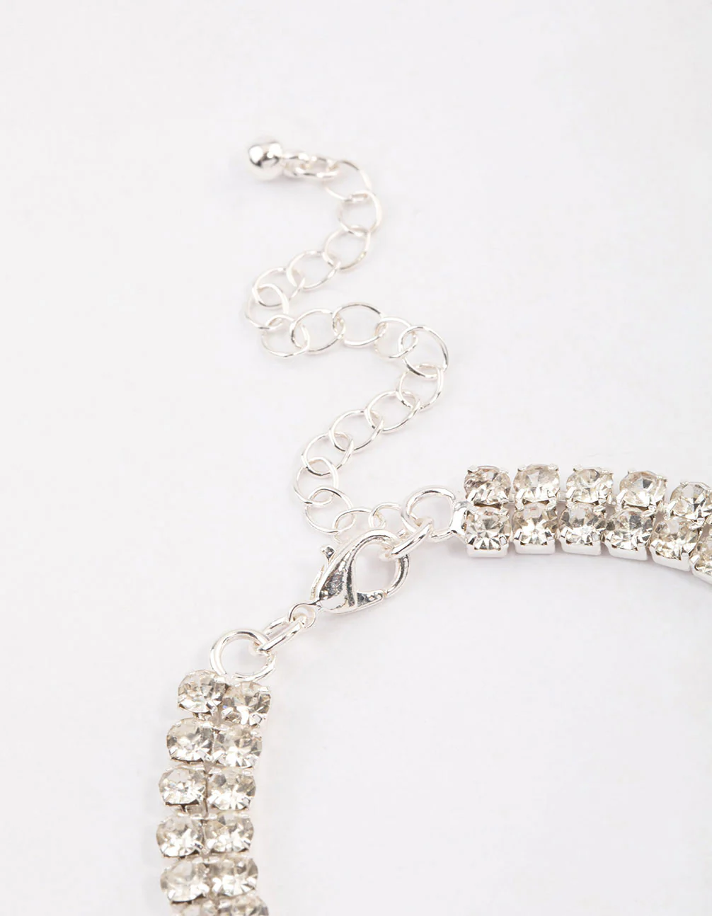 Silver Diamante Cupchain Statement Anklet Pack - Image 3