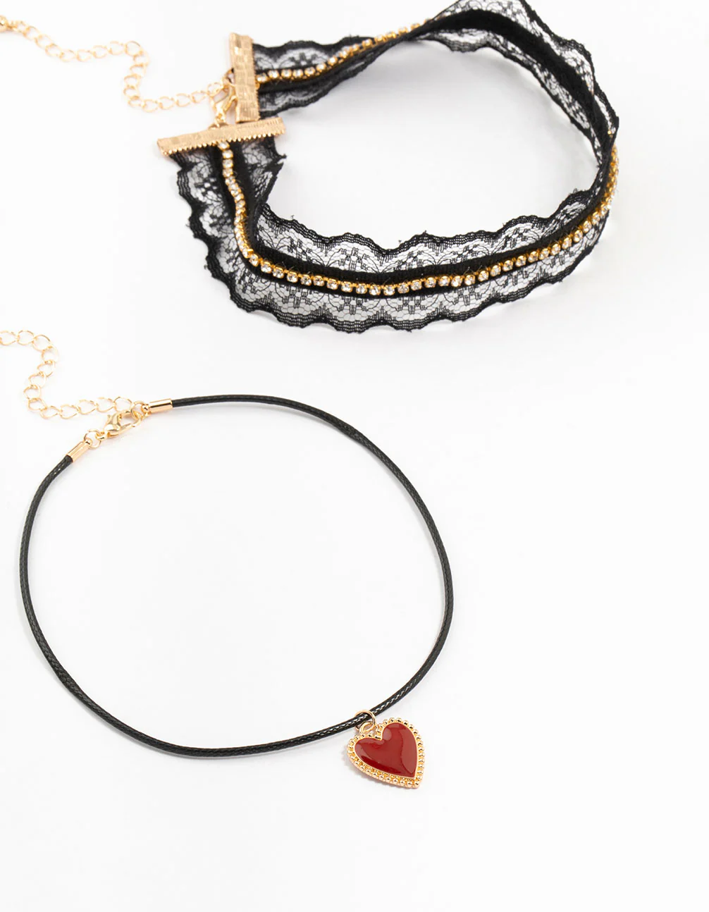 Fabric Choker Necklace 4-Pack - Image 2