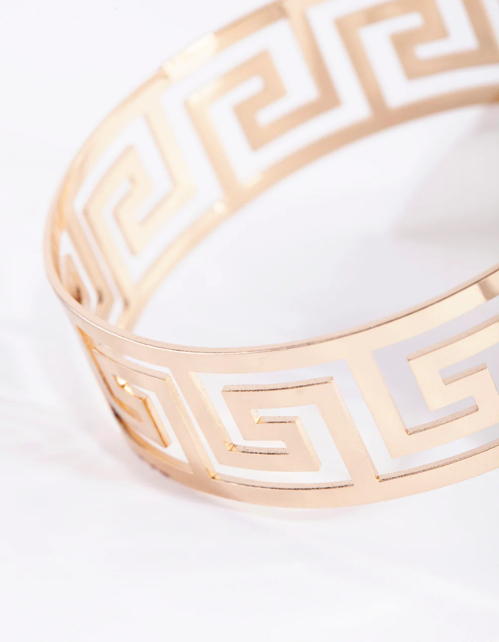 Gold Maze Cutout Bangle - Image 3