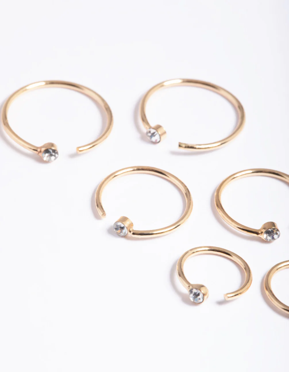 Gold Diamante Faux Ring - Image 2