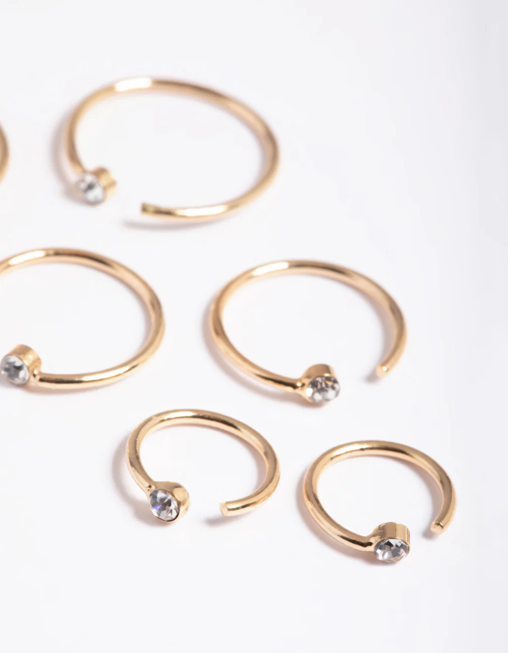 Gold Diamante Faux Ring - Image 3
