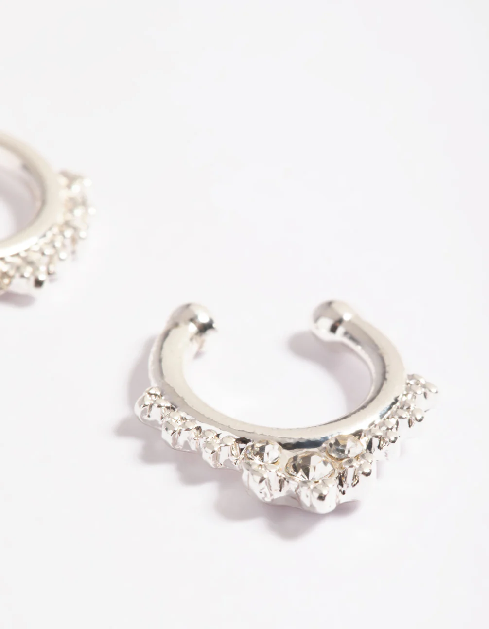 Silver Diamante Ball Septum Pack - Image 3