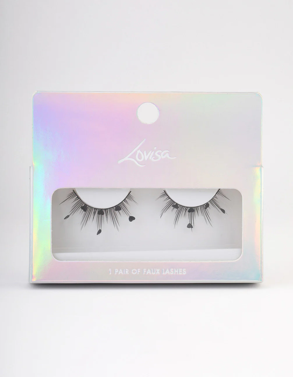 Black Heart False Eyelashes - Image 3