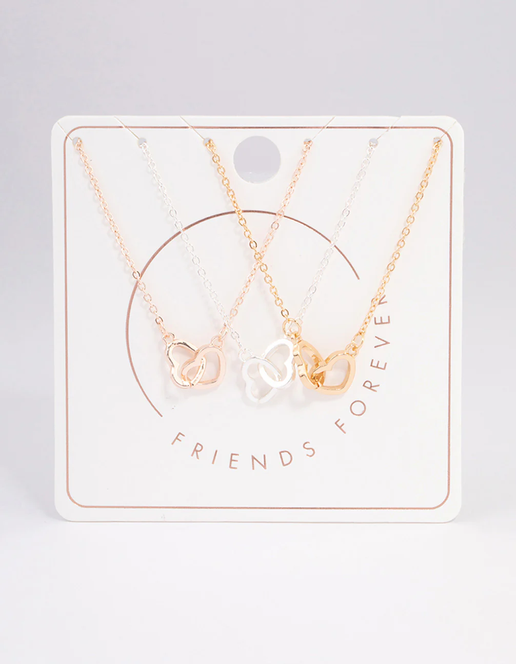 Mixed Metal Heart to Heart Necklace Pack - Image 3