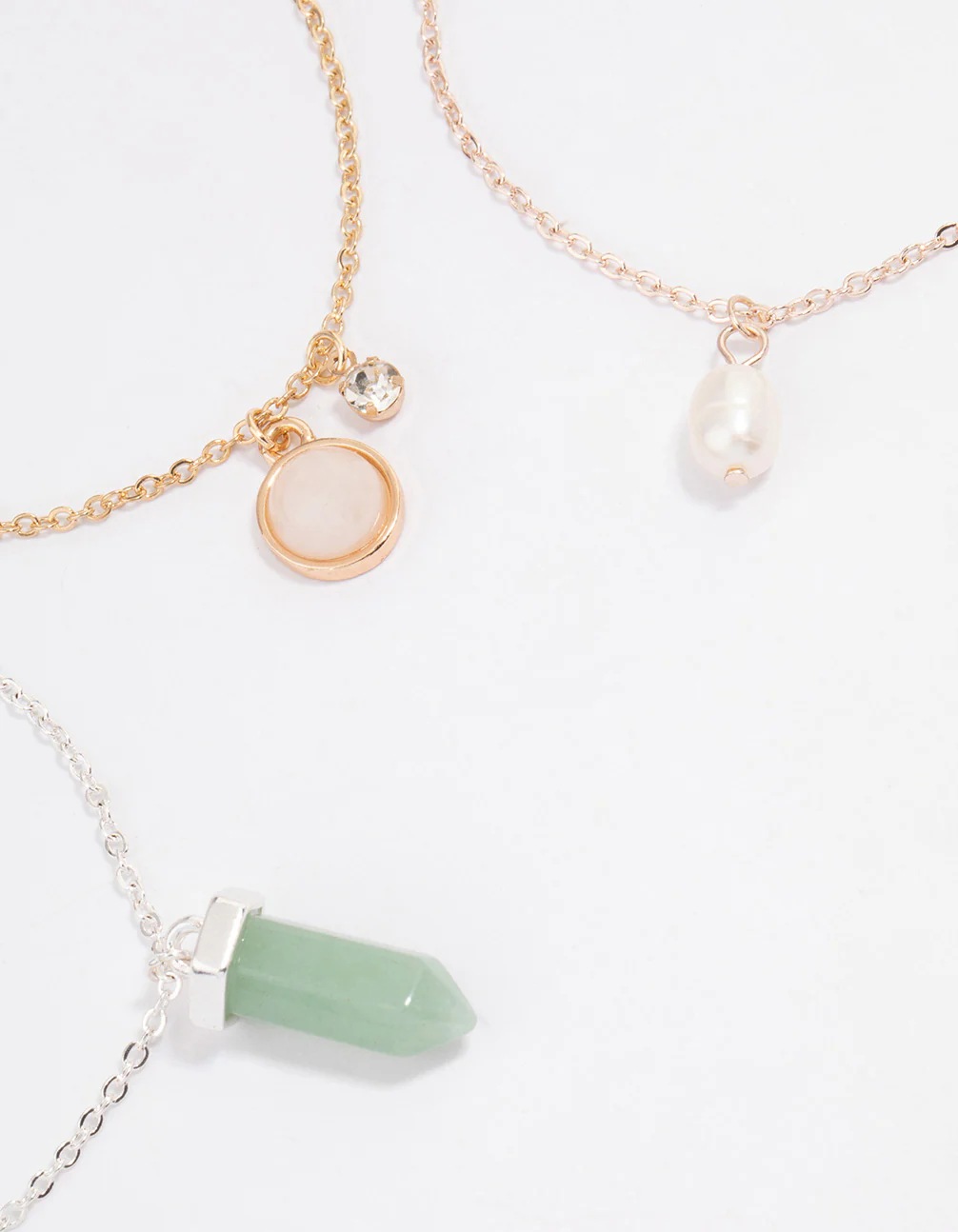 Mixed Semi-Precious Stone & Freshwater Pearl Bracelet Pack - Image 2