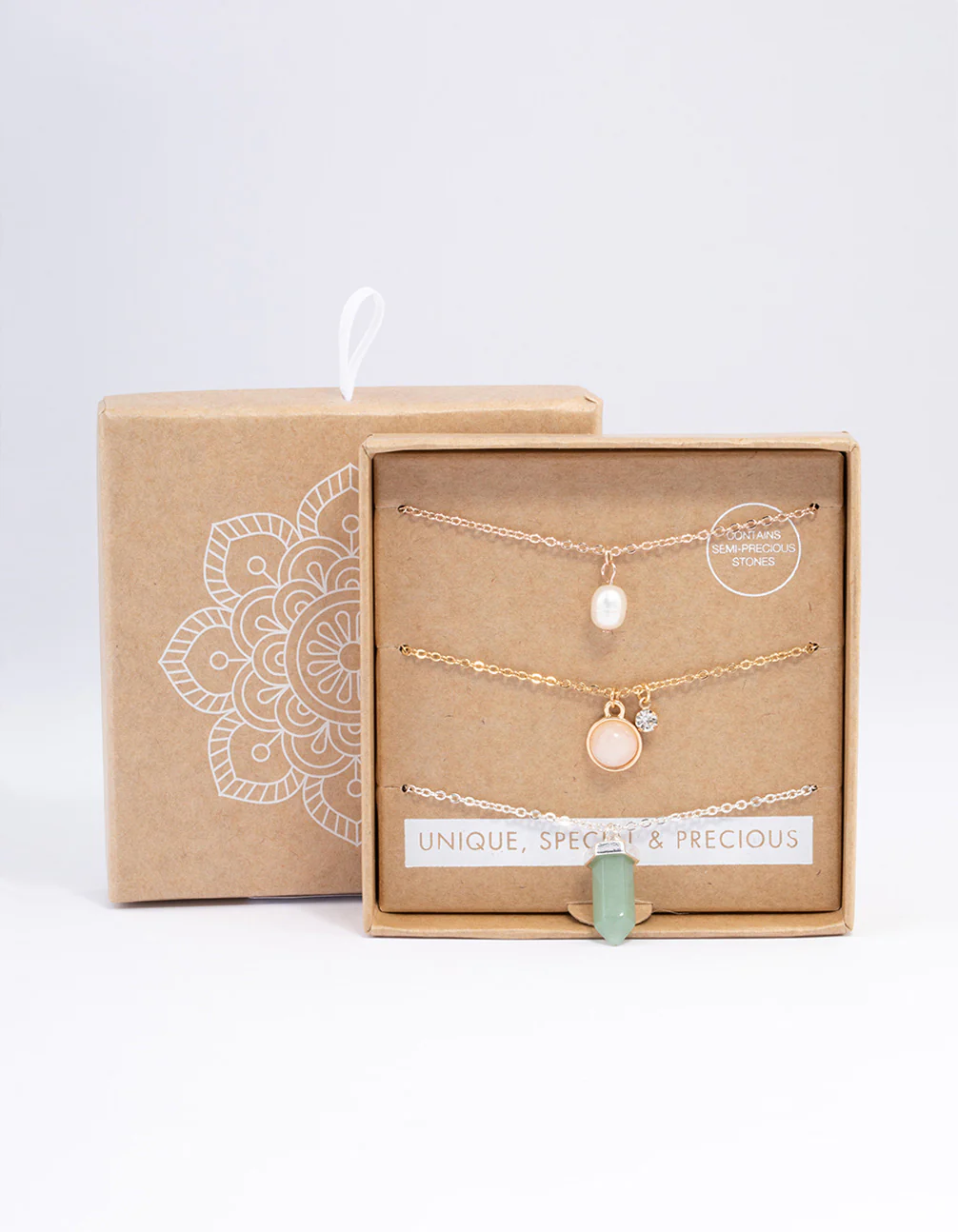 Mixed Semi-Precious Stone & Freshwater Pearl Bracelet Pack - Image 3
