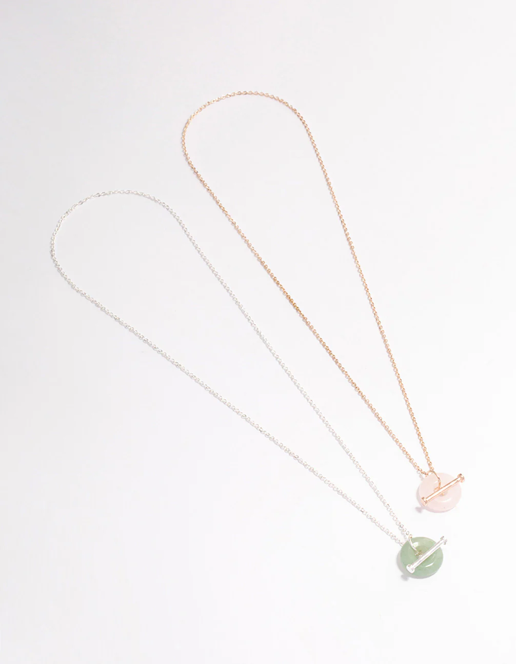 Mixed Metal Semi-Precious Donut Necklace Pack - Image 2