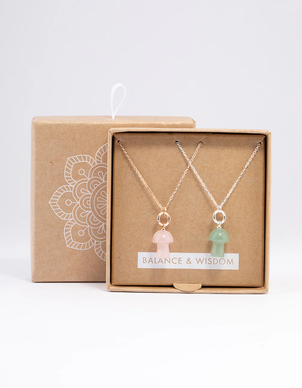 Mixed Metal Semi-Precious Mushroom Necklace Pack - Image 3