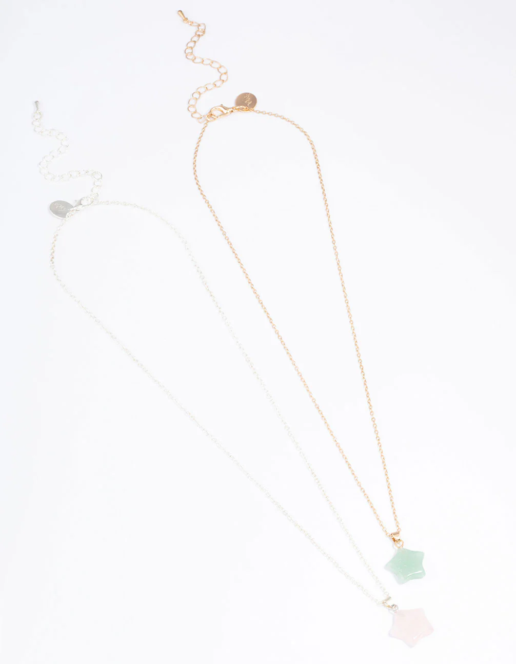 Mixed Metal Semi-Precious Star Necklace Pack - Image 2