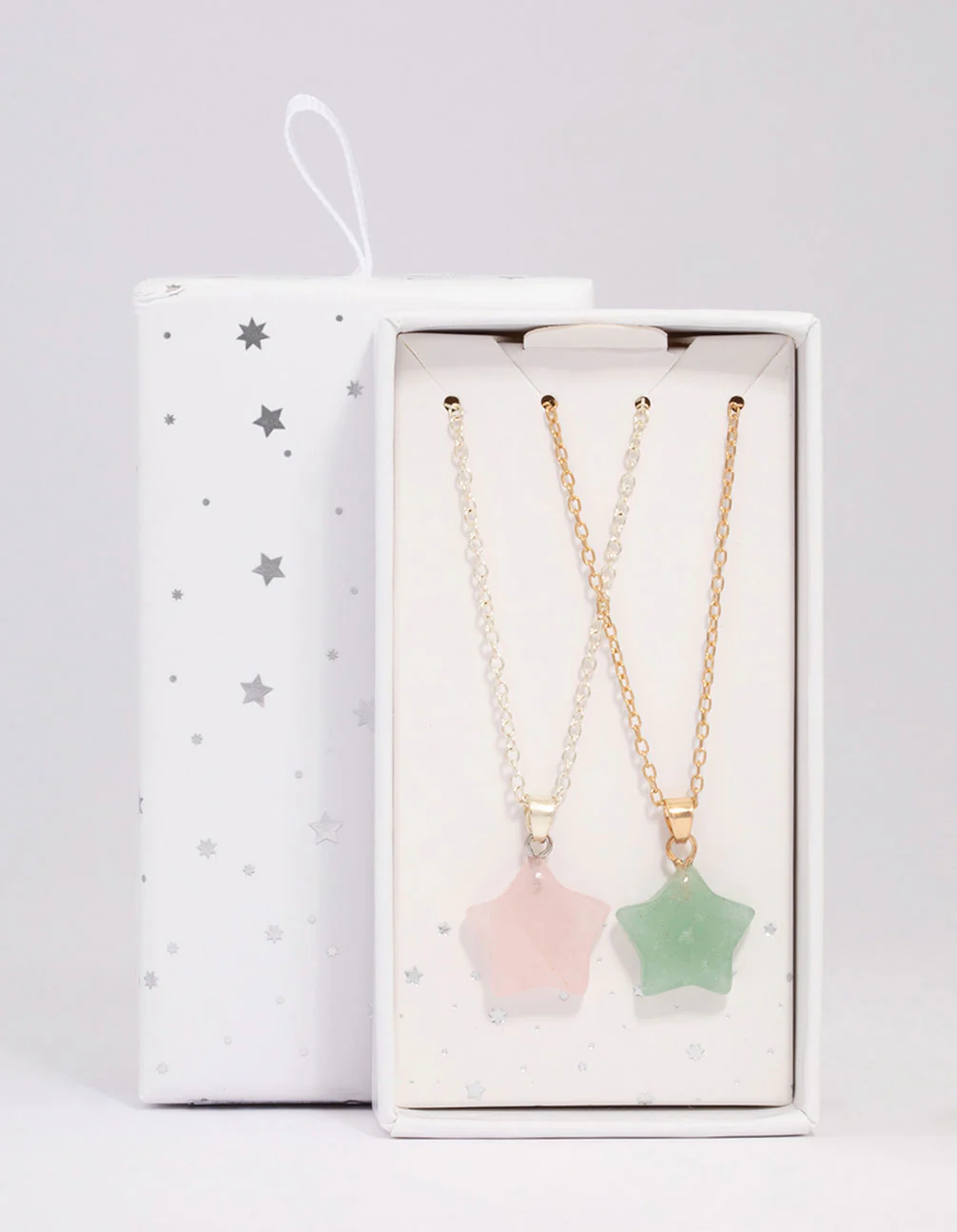 Mixed Metal Semi-Precious Star Necklace Pack - Image 3