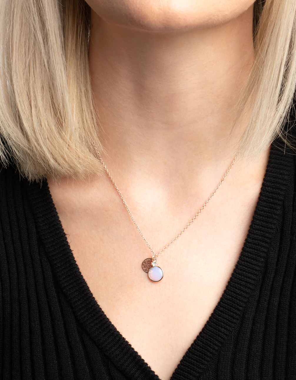 Rose Gold Semi-Precious Mixed Jewellery Set - Image 2