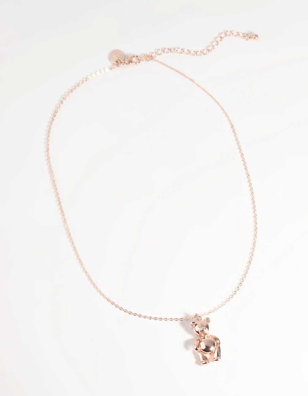 Rose Gold Teddy Bear Necklace - Image 2