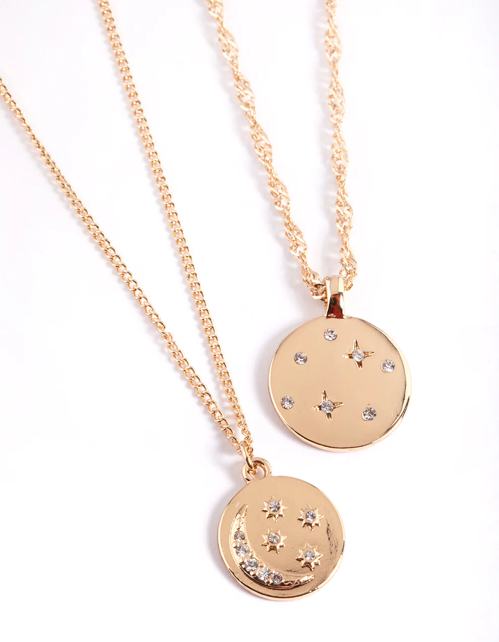 Gold Celestial Disc Necklace Pack - Image 2
