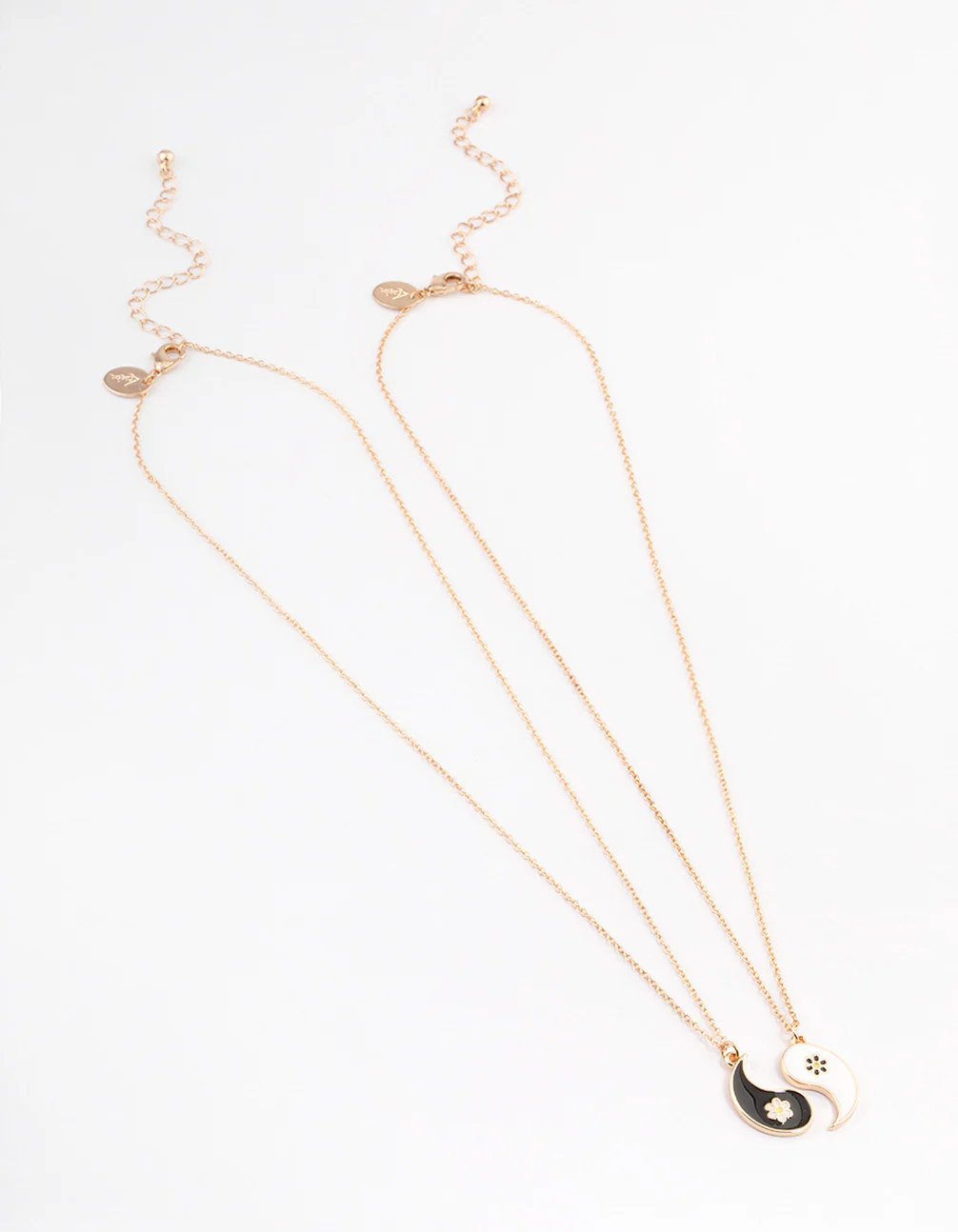 Gold Yin & Yang Flower Necklace Pack - Image 2