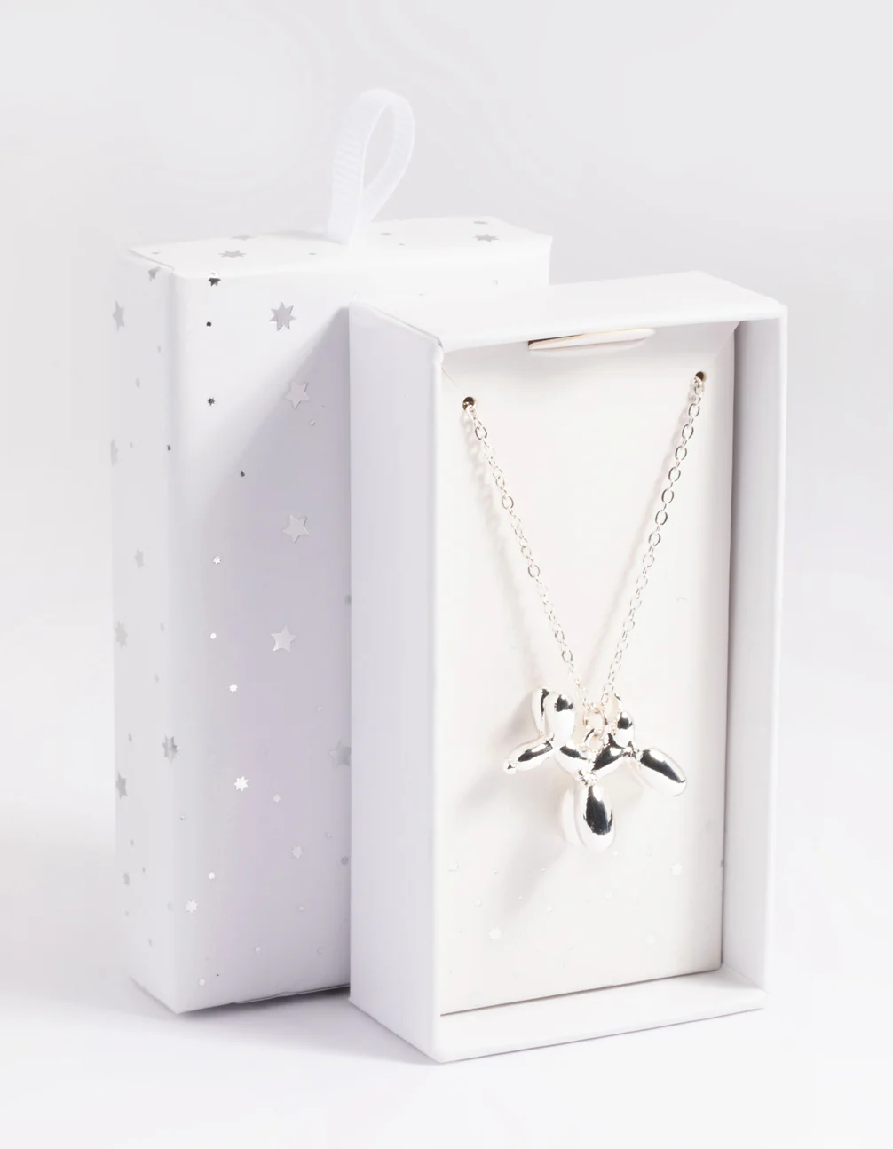 Silver Bubble Dog Necklace Giftbox - Image 3