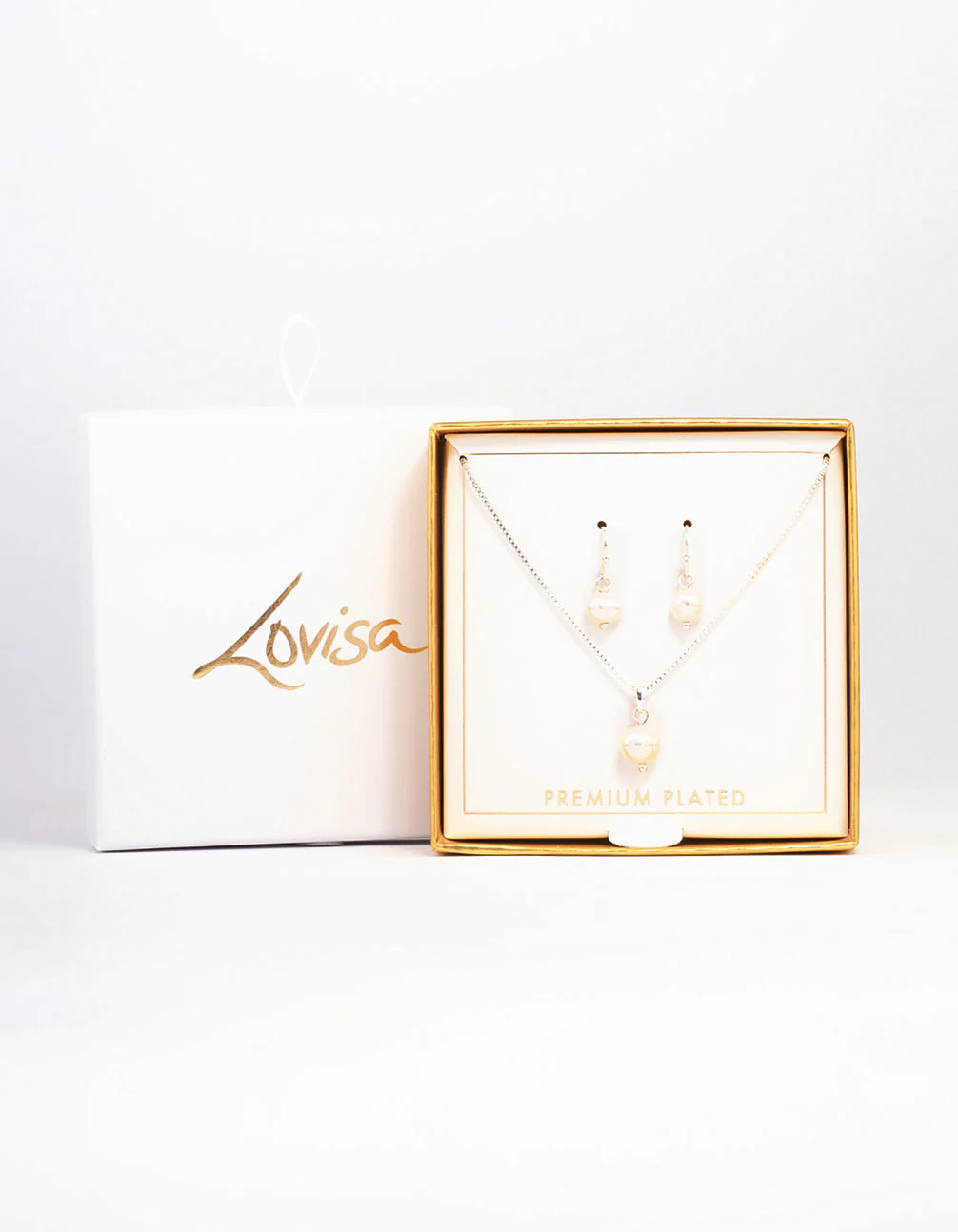 Silver Freshwater Pearl Jewellery Set - Image 2