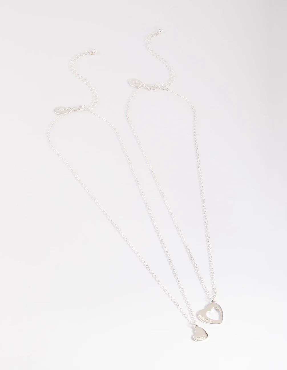 Silver Mumma Mini Heart Necklace Pack - Image 3