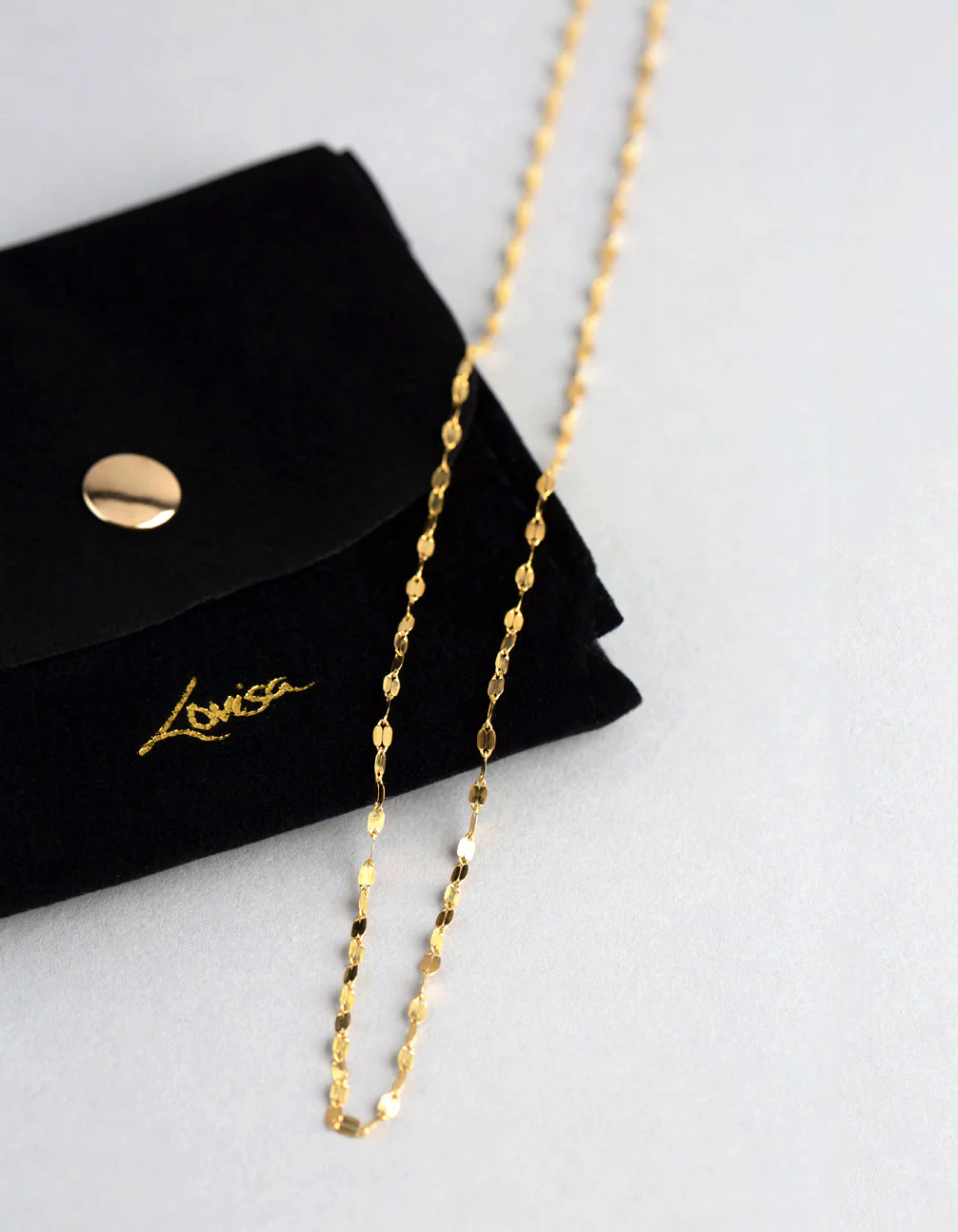 9ct Gold Forzantina Chain Necklace - Image 4