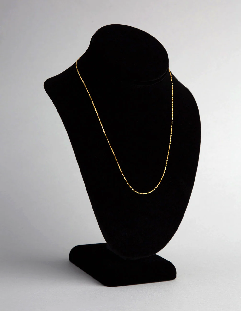 9ct Gold Twist Curb Chain Necklace - Image 2