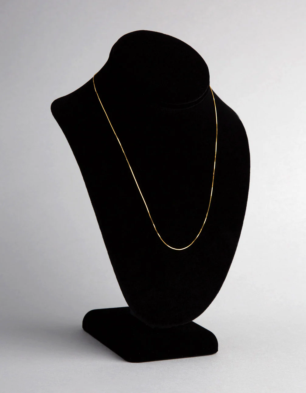 9ct Gold Venetian Box Chain Necklace - Image 2