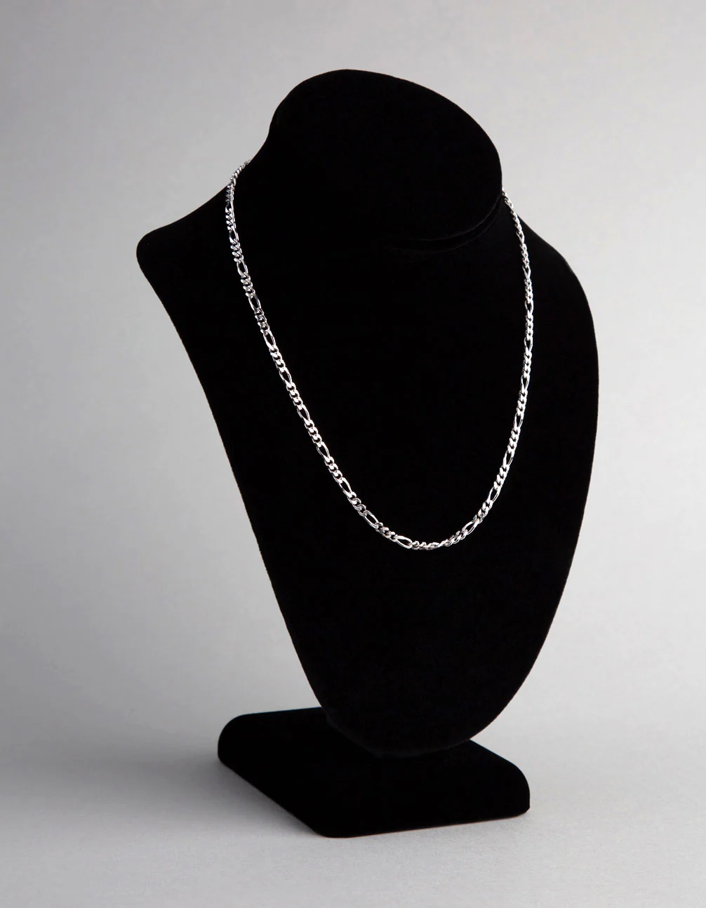 Sterling Silver Figaro Chain Necklace - Image 2