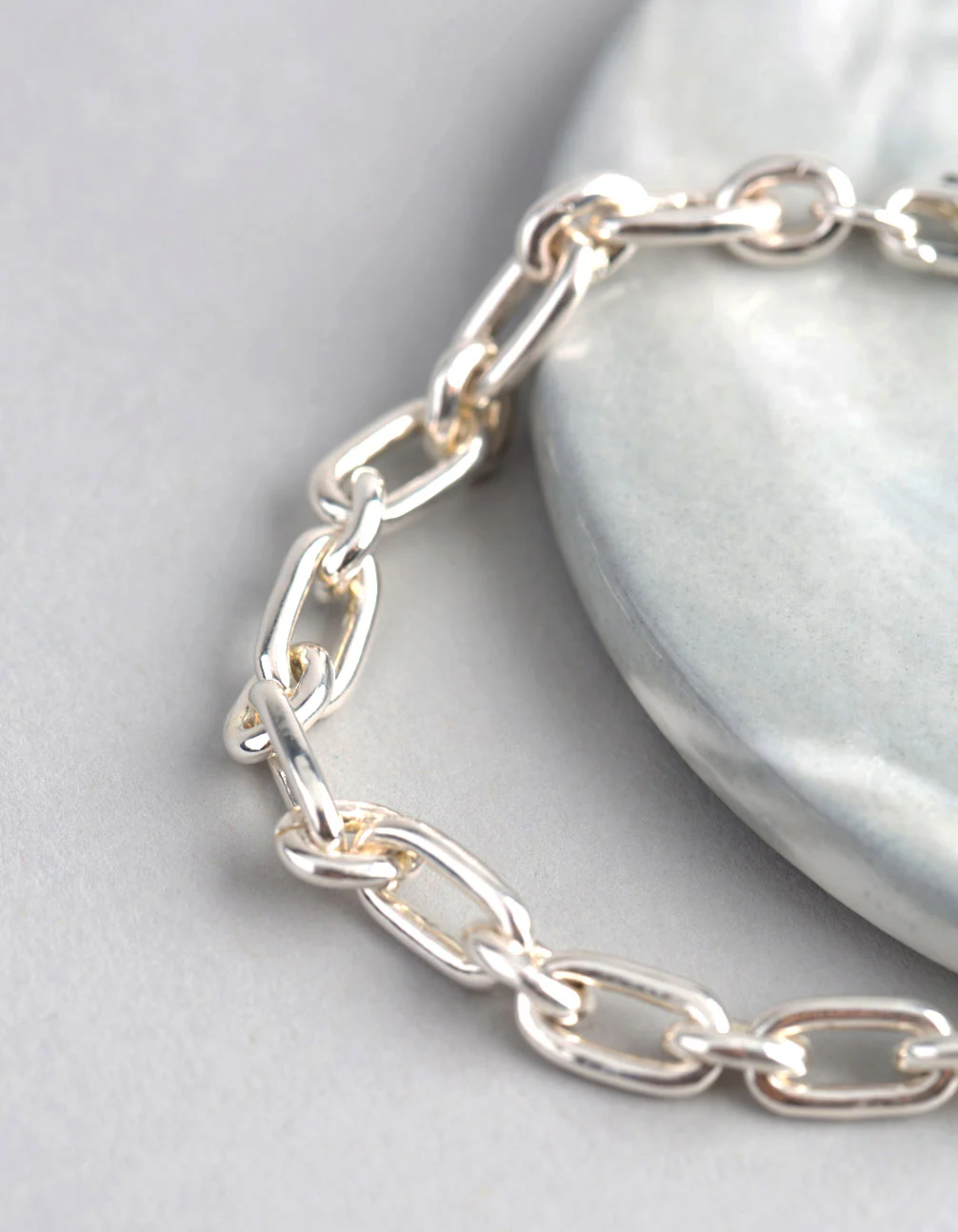 Sterling Silver Long & Short Chain Bracelet - Image 3