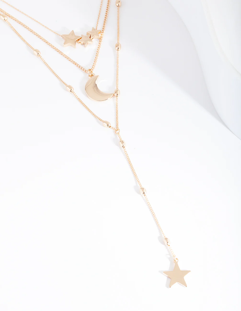 Gold Celestial Layered Necklace