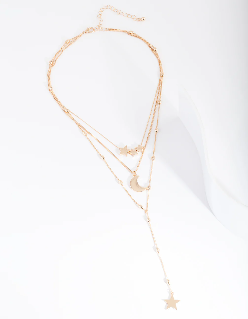 Gold Celestial Layered Necklace - Image 4