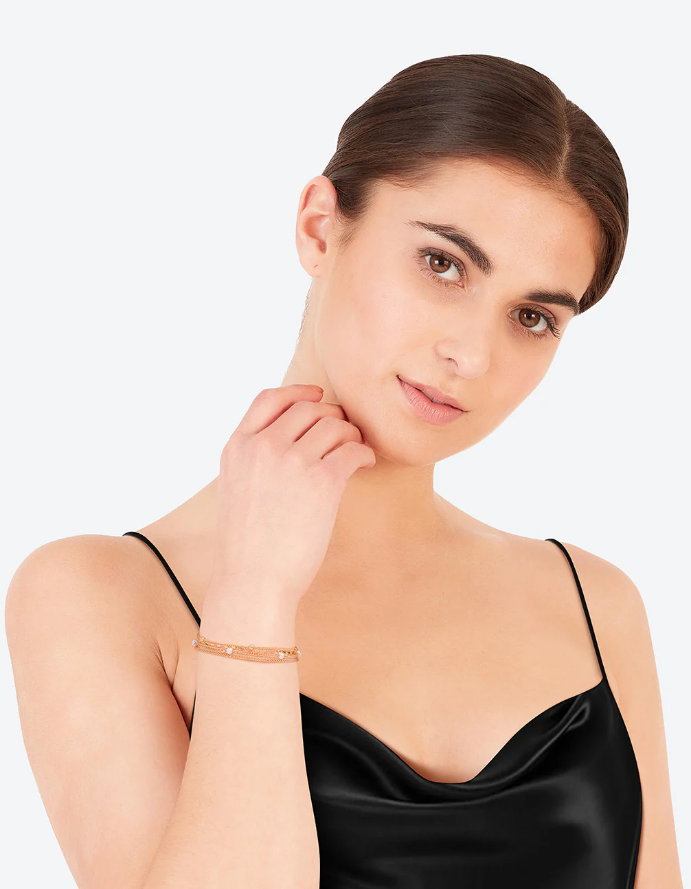 Gold Chain Pearl Anklet Bracelet Pack - Image 3