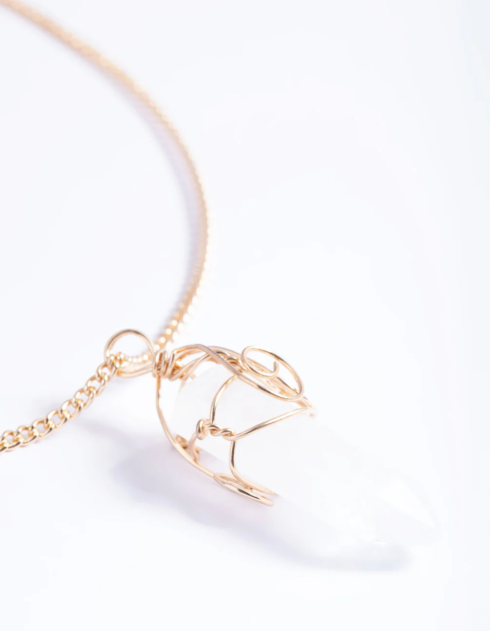 Clear Quartz Shard Necklace - Image 4