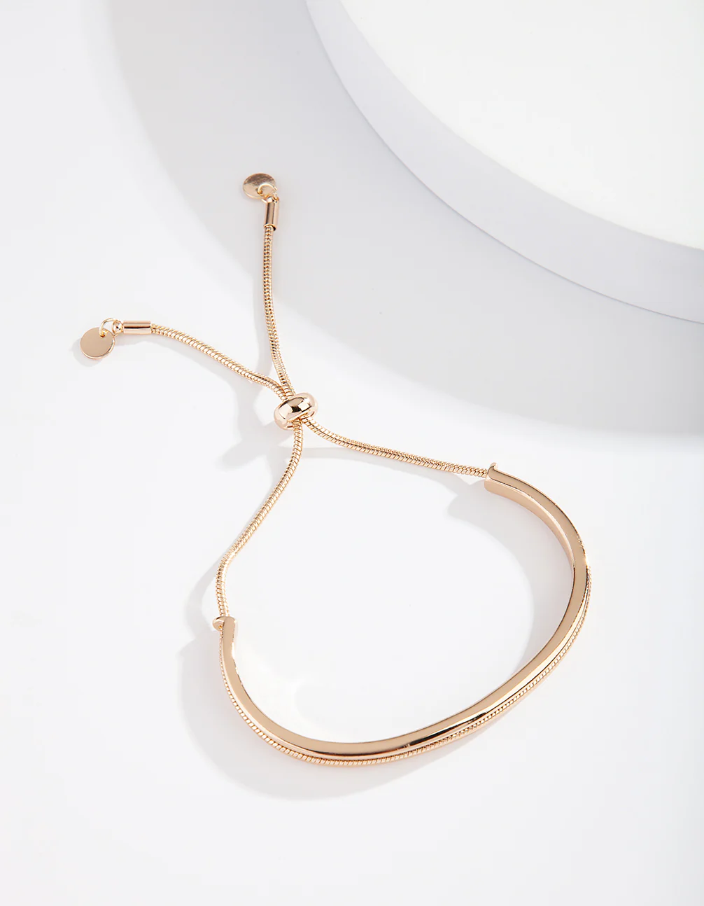 Gold Diamante Rigid Bracelet - Image 2