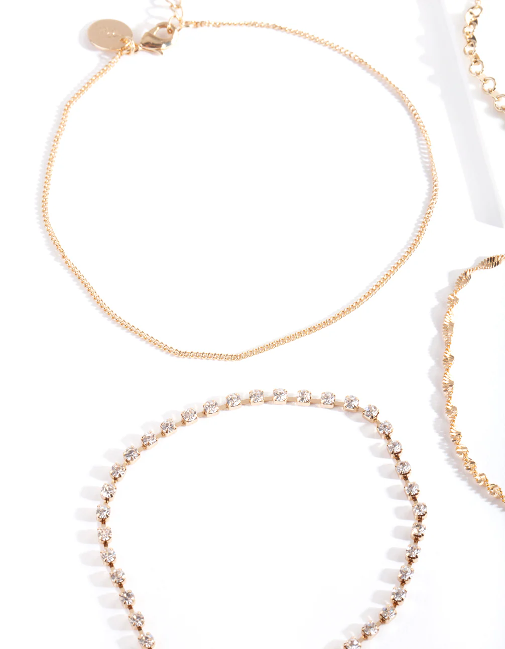 Gold Chain Mix Bracelet/ Anklet Set - Image 2