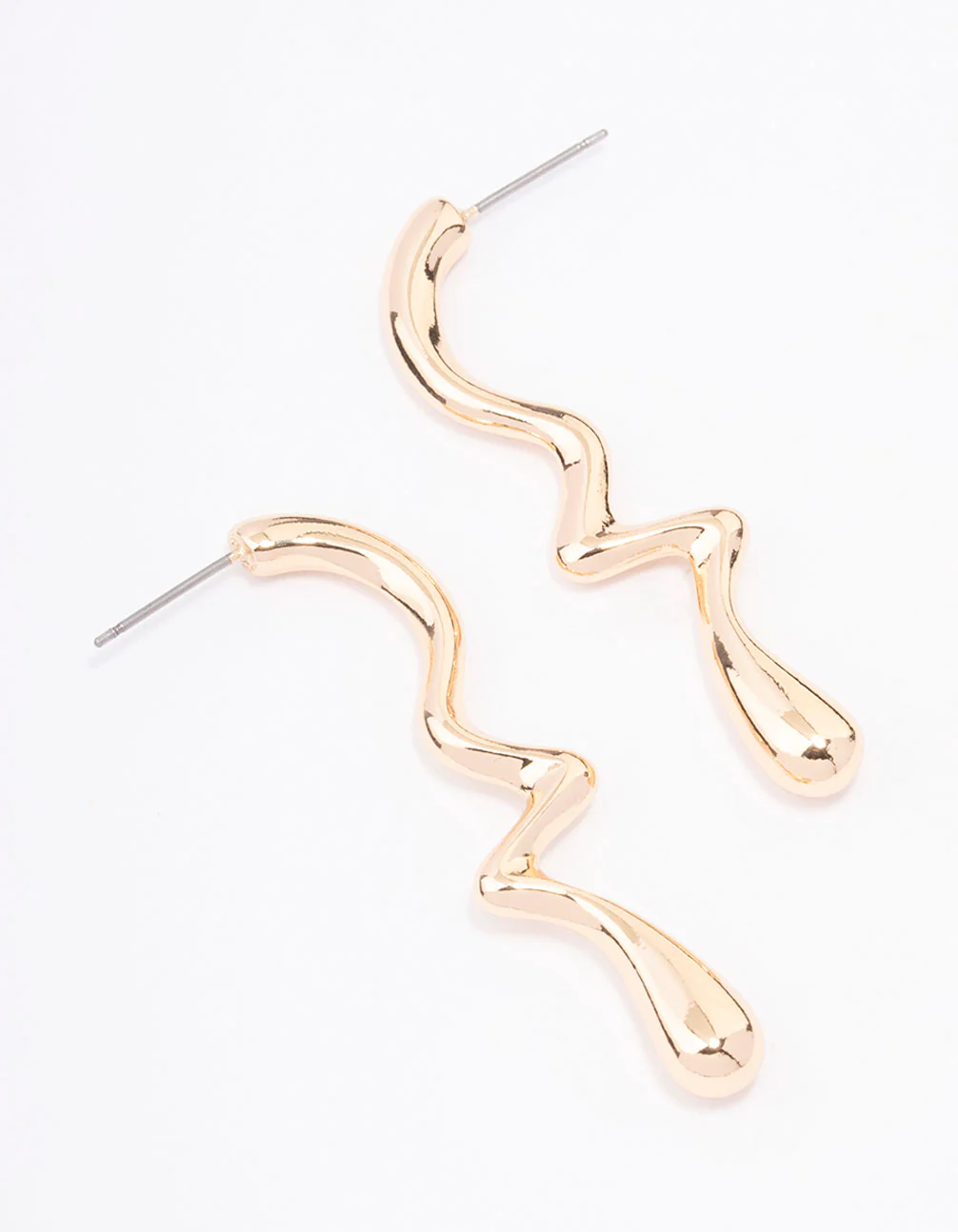 Gold Drip Drop Earrings