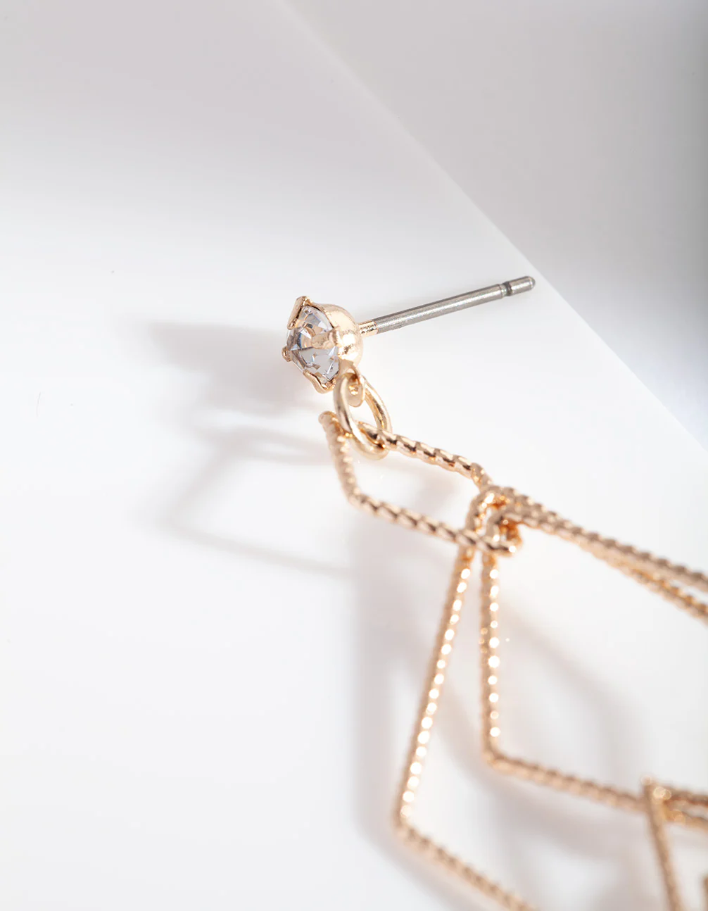 Gold Fine Layered Earrings - Image 3