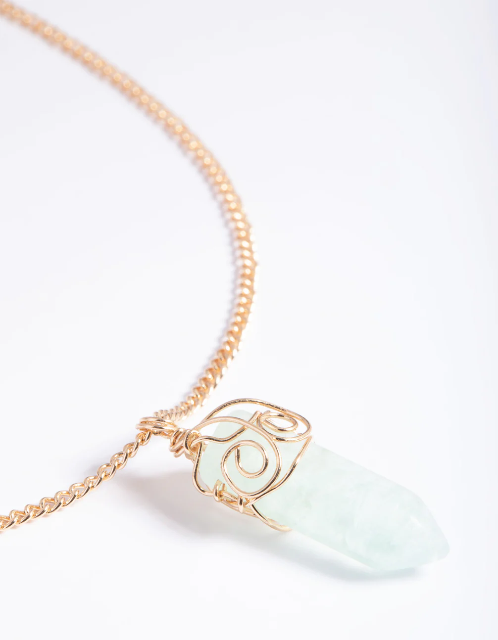 Green Fluorite Shard Necklace - Image 4