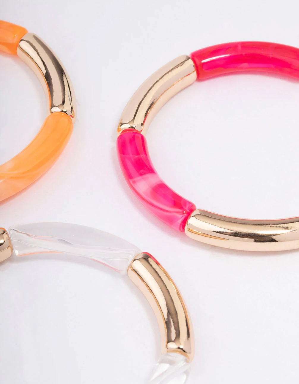 Gold Stretch Bracelet 3-Pack - Image 3