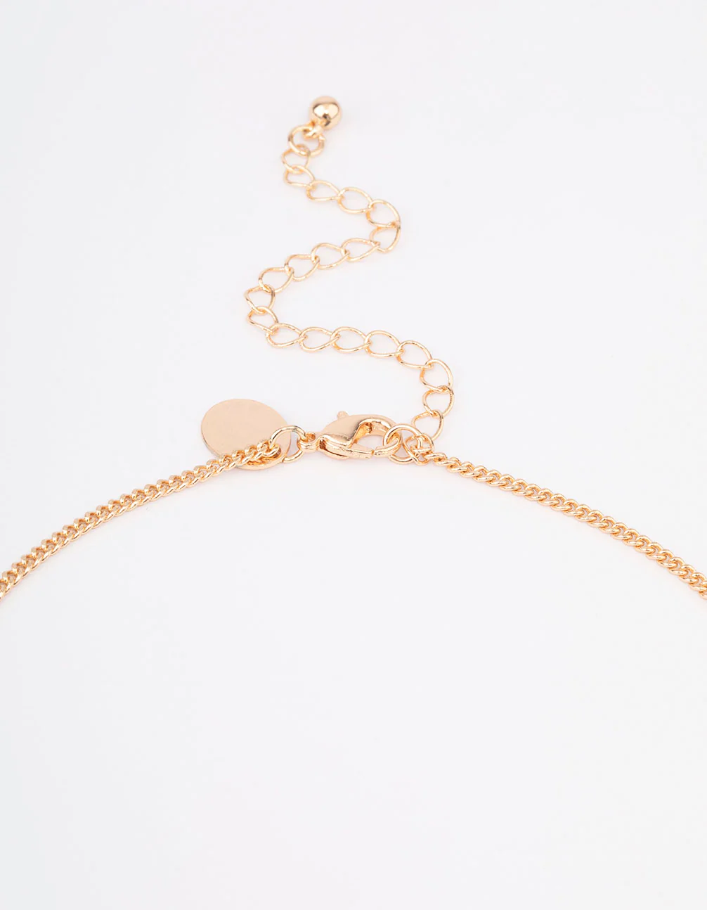 Gold Raffia Fan Necklace - Image 3