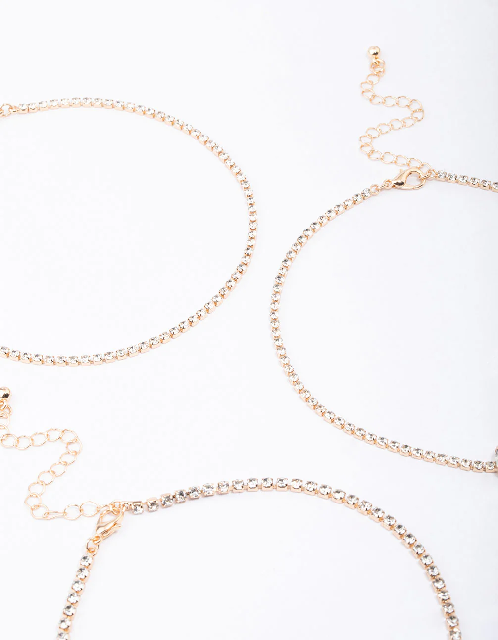 Gold Round & Pear Choker 5-Pack - Image 3