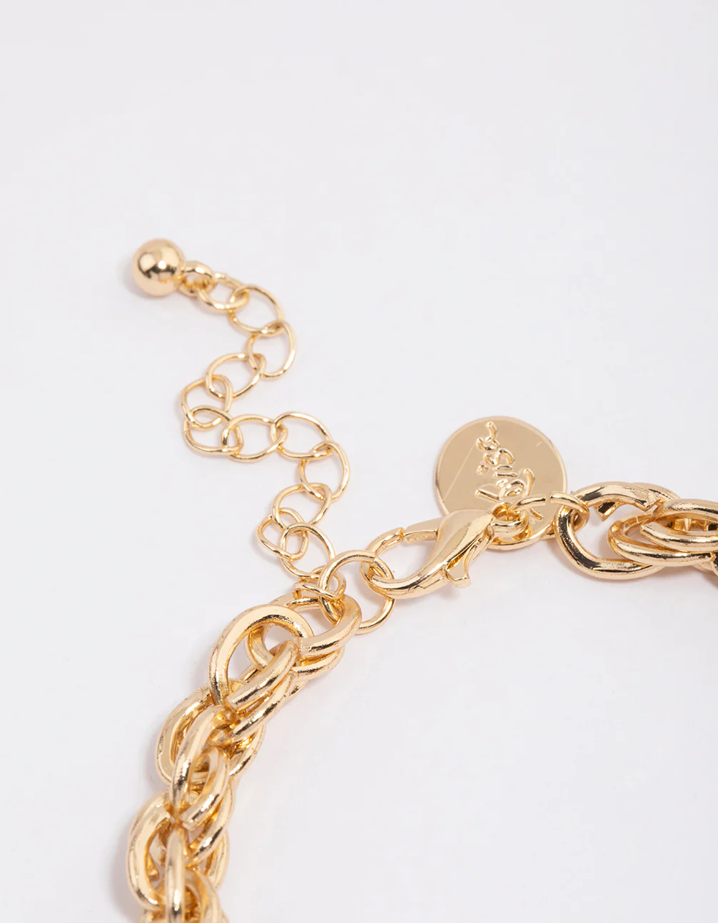 Gold Rope Double Chain Bracelet - Image 3