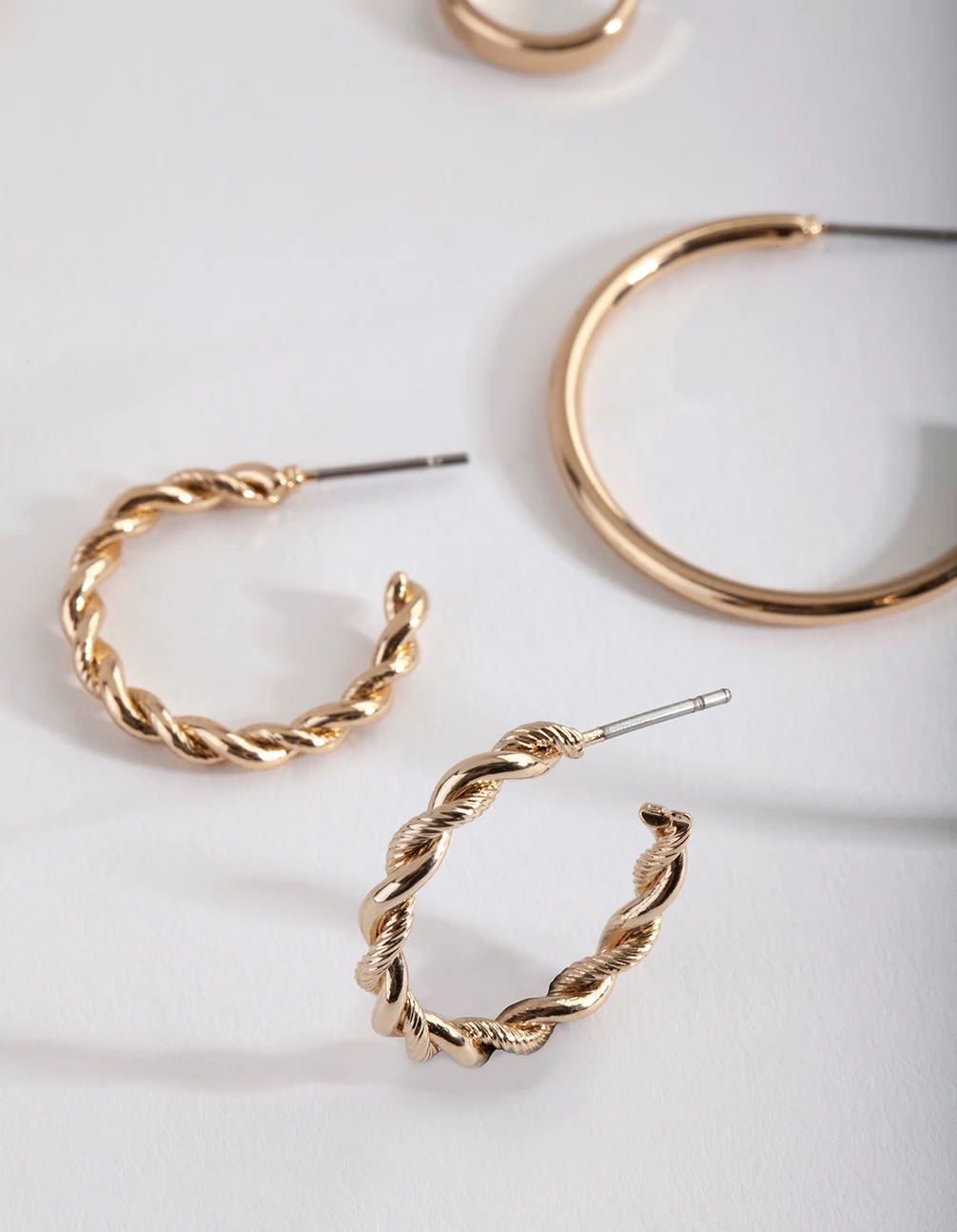 Gold Sleeper Earring 6-Pack - Image 2