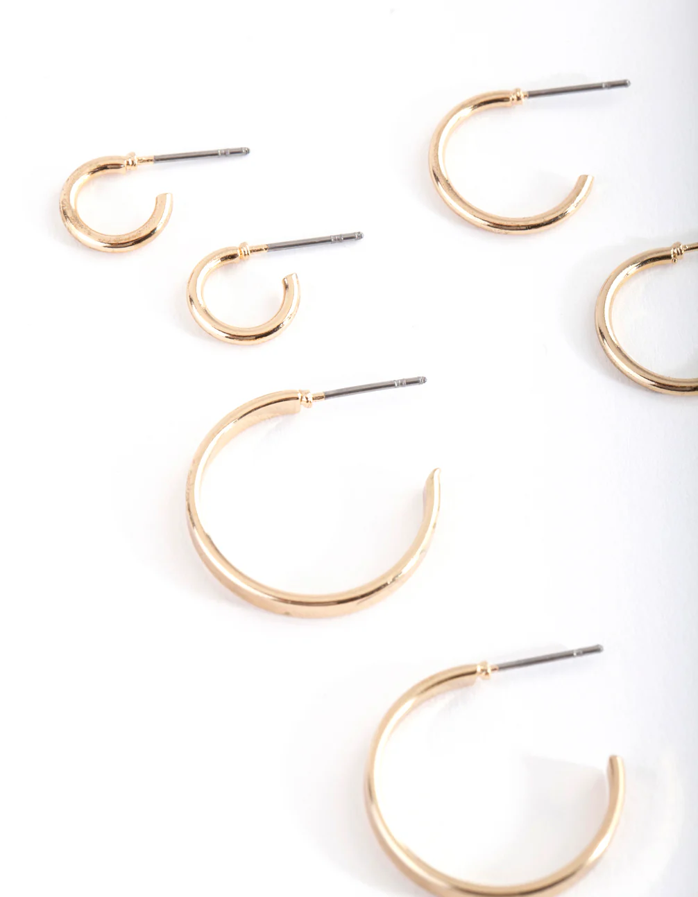 Gold Sleeper Earring 6-Pack - Image 3