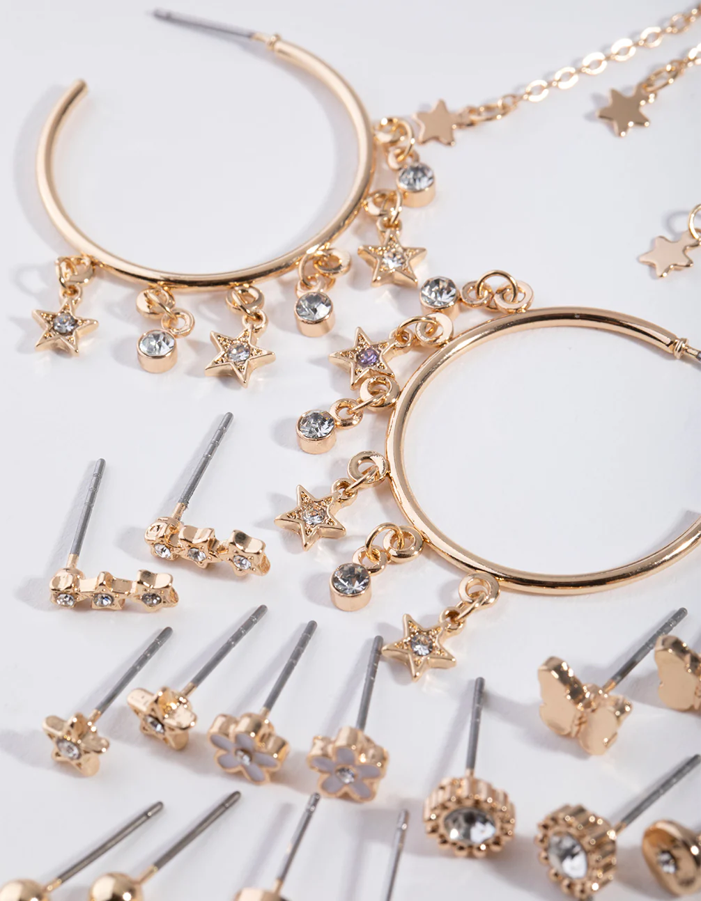 Gold Small Motifs 16-Pack Earring - Image 3